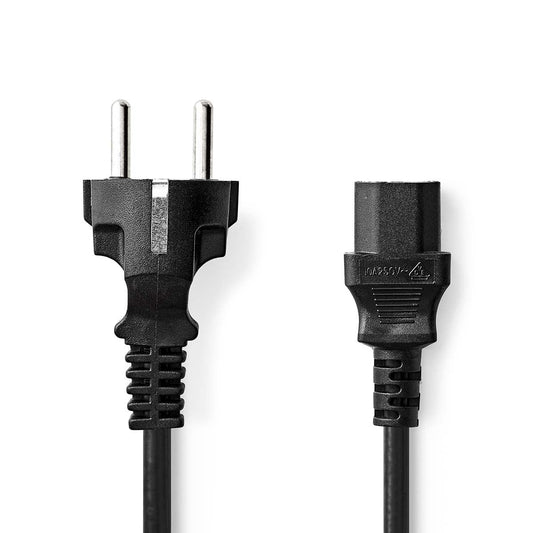 Nedis EU Power Cable Plug with earth contact male IEC-320-C13 Straight 10m