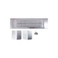 500Lb Loading Ramp 20X80Cm Heavy Duty Steel Safe Easy Access Loading Double End - S5710