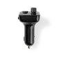 Car FM Transmitter Bluetooth Bass MicroSD Card Slot Hands-Free Calling 2x USB - CATR120BK
