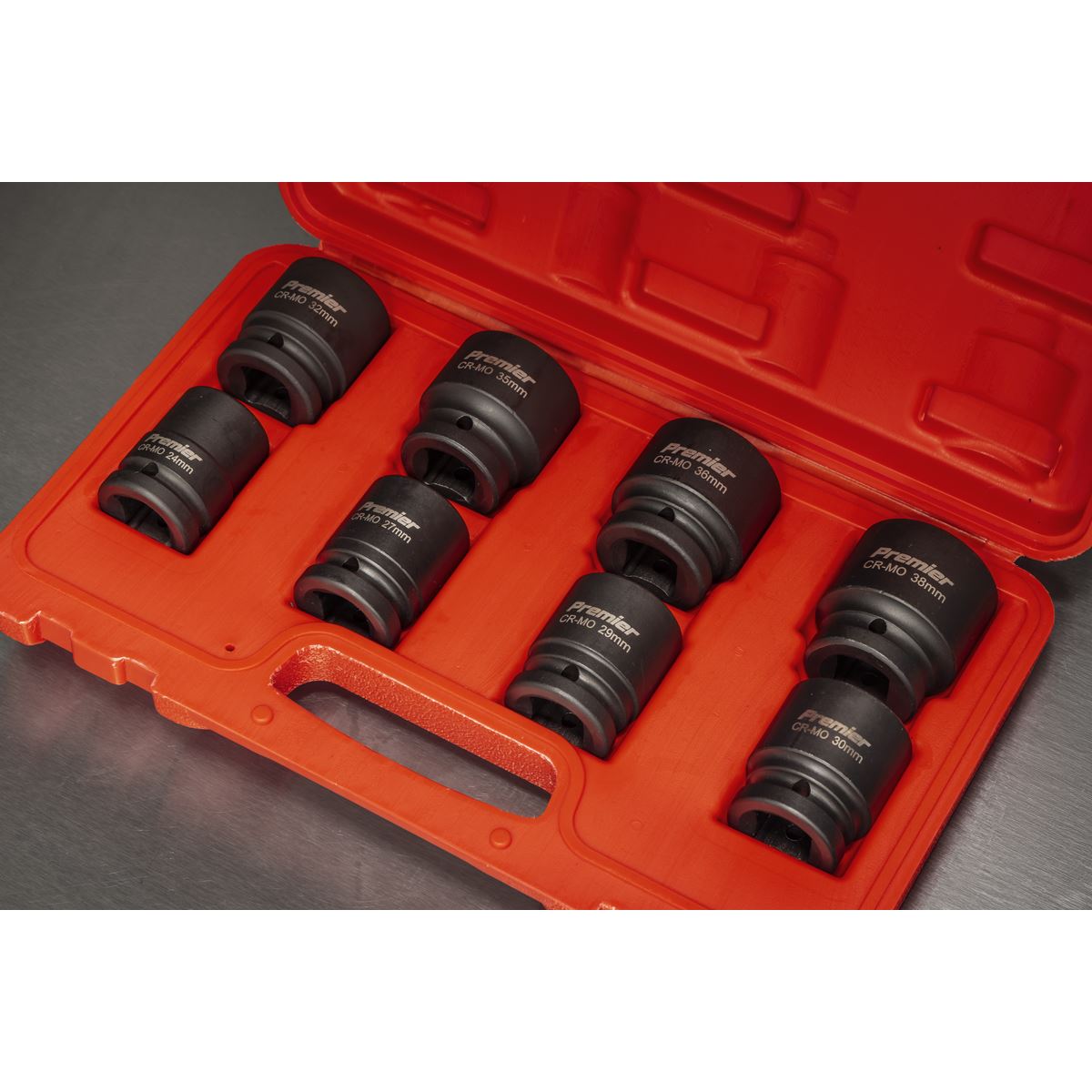 Sealey Premier Impact Socket Set 3/4"Sq Drive 8pc AK886