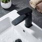 Baridi Basin Mixer Tap with Clicker Waste - Matt Black DH393