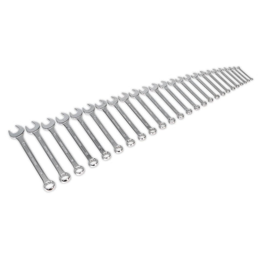 Sealey Combination Spanner Set 25pc Jumbo Metric S0401