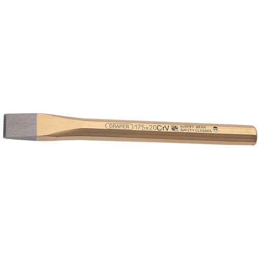 Draper 1x Expert 20mmx175mm Octagonal Flat Cold Chisel Professional Tool 51570