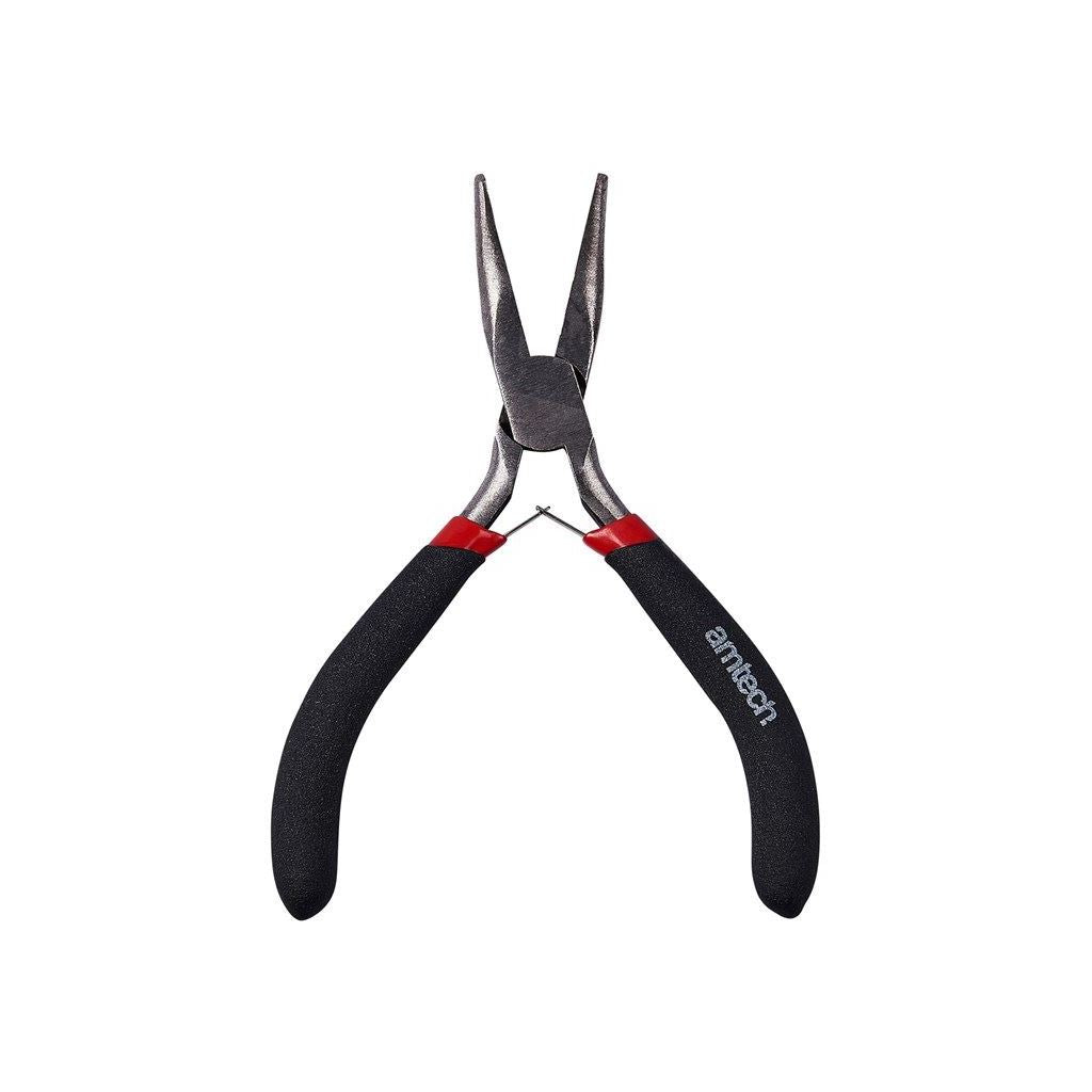 Amtech Mini Bent Nose Plier+Spring - B3190
