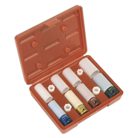 Sealey Alloy Wheel Impact Socket Set 4pc 1/2"Sq Drive SX030