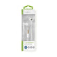 Nedis Wired Headphones 1.2m Round Cable In-Ear Built-in Microphone White - HPWD2020WT