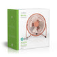Nedis Metal Mini Fan 15cm Diameter USB Powered Vintage Pink - FNDK1PK15