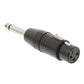 Sweex XLR Adapter XLR 3-Pin Female to 6.35mm Male Black SWOP15940B - COTP15940BK
