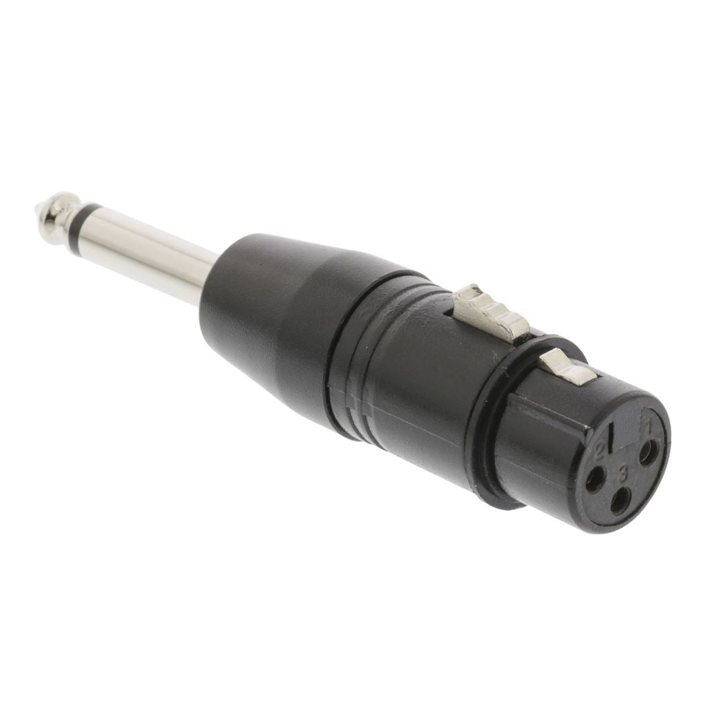Sweex XLR Adapter XLR 3-Pin Female to 6.35mm Male Black SWOP15940B - COTP15940BK
