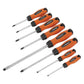 Sealey Screwdriver Set 8pc Hi-Vis Orange HV003