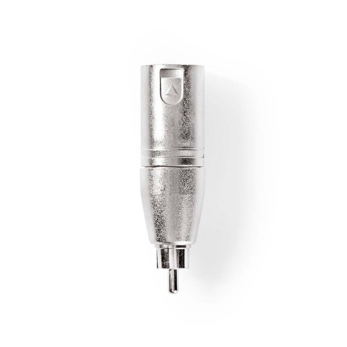 Nedis XLR Adapter XLR 3-pin Male to RCA Male 10 pieces Metal CAGP15931ME