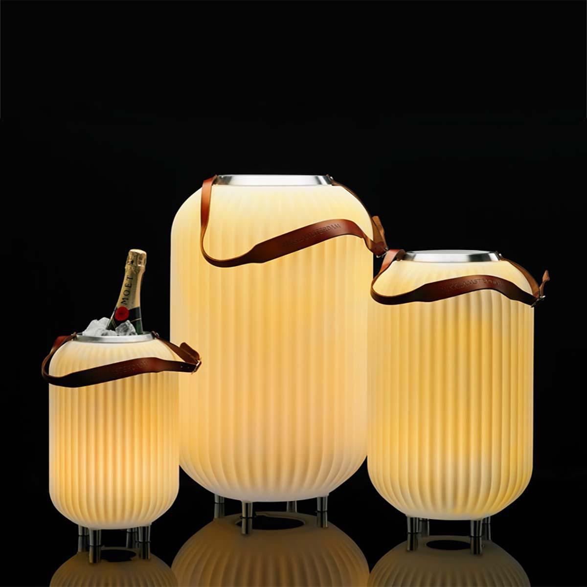 Nikki.Amsterdam The.Lampion L Bluetooth Speaker Lamp and Winecooler