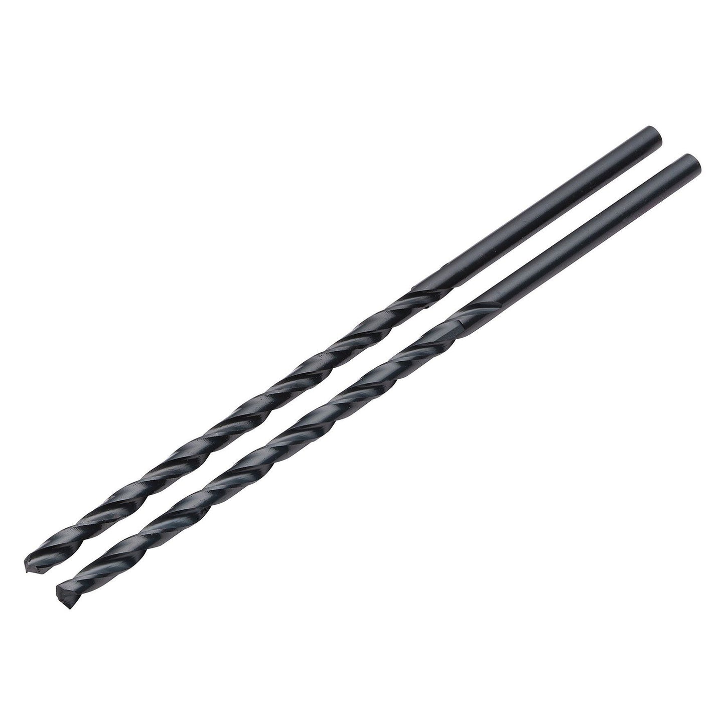 Draper Black HSS Long Drill Bit 4.0 x 119mm (Pack of 2)