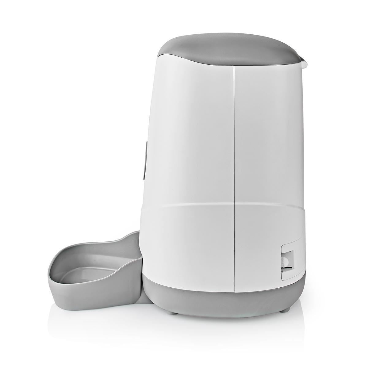 Nedis Wifi Smart Pet Food Dispenser 3.7Ltr Dry Food Store - WIFIPET10CWT