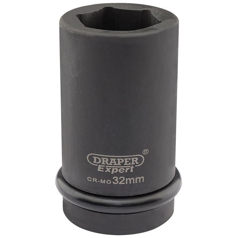 Draper 05146 Expert 32mm 1" Square Drive Hi-Torq 6 Point Deep Impact Socket