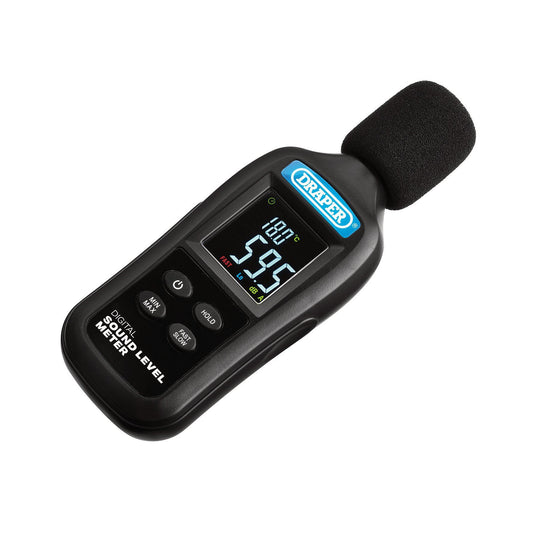Draper Handlheld Digital Sound Level Meter, 35-135dB and -20 to +70C