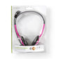 Nedis PC Headset On-Ear 2x 3.5mm Connectors 2m Pink CHST100PK