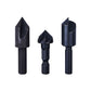 Amtech 3 Piece 1/4" 8mm 10mm 12mm Countersink Power Drill Bit Bore Set For Wood - F0820