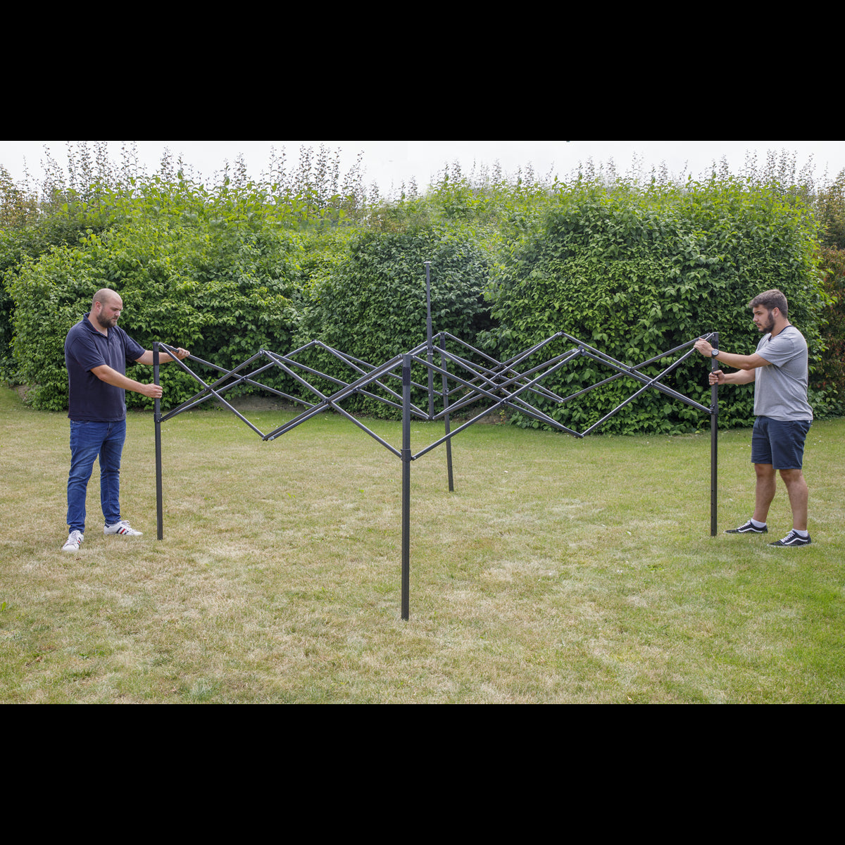 Dellonda Premium 3 x 3m Pop-Up Gazebo, PVC Coated, Water Resistant Fabric, Supplied with Carry Bag, Rope, Stakes & Weight Bags - Blue Canopy DG131