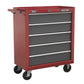 Sealey Topchest & Rollcab Combo 14 Drawer-Red/Grey & 239pc Tool Kit - AP2250BBCOMBO