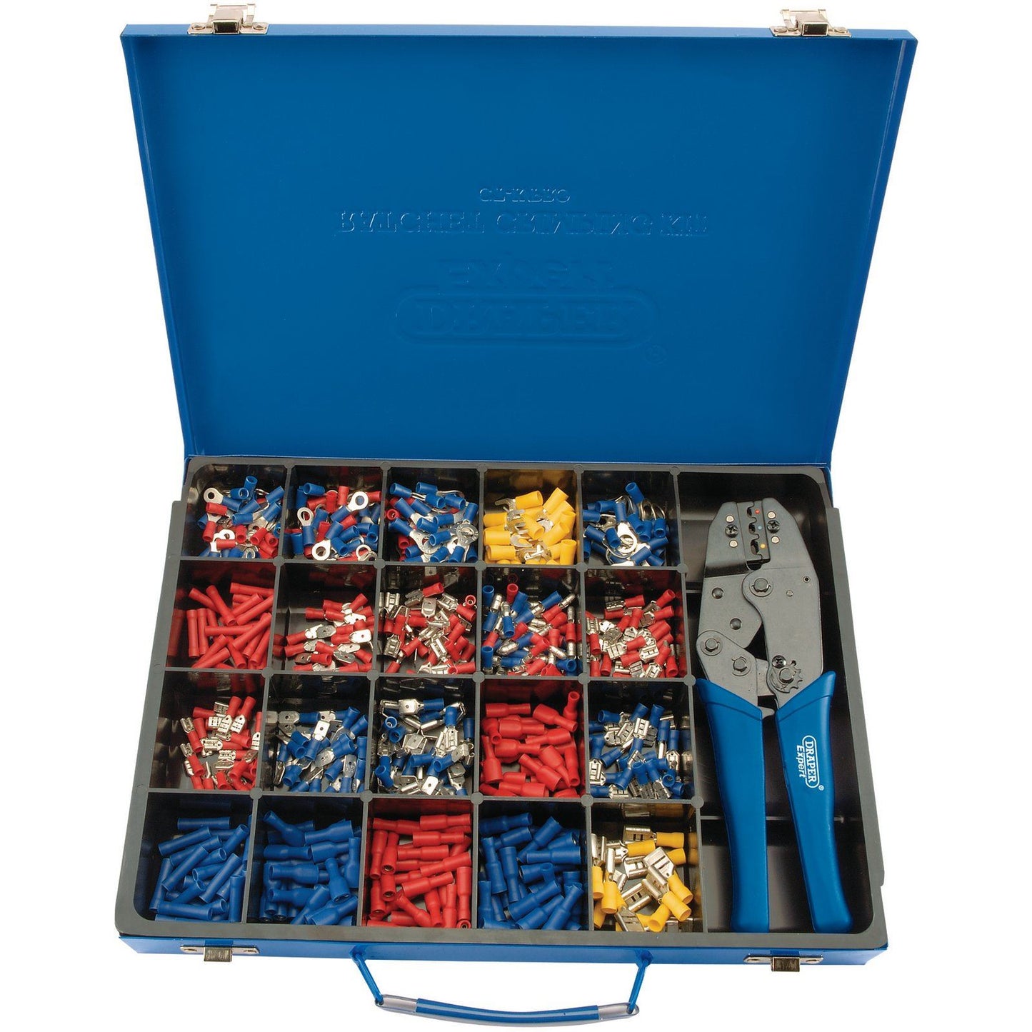 Draper 56383 Expert Ratchet Crimping Tool and Terminal Kit