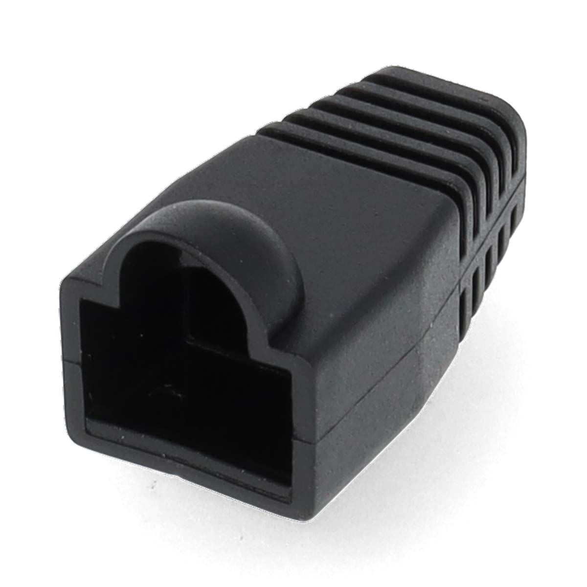 Nedis Strain Relief Boot RJ45 PVC Black Box 10 pcs