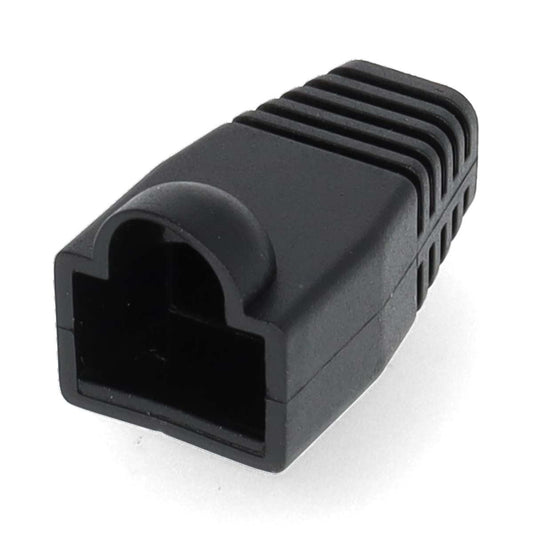 Nedis Strain Relief Boot RJ45 PVC Black Box 10 pcs