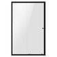 Baridi Sliding Shower Door 1000 x 1850mm, 6mm Tempered Glass, Reversible - Black