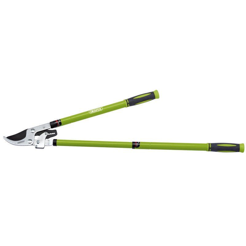 1x Draper Telescopic Ratchet Action Bypass Loppers With Steel Handles - 36833