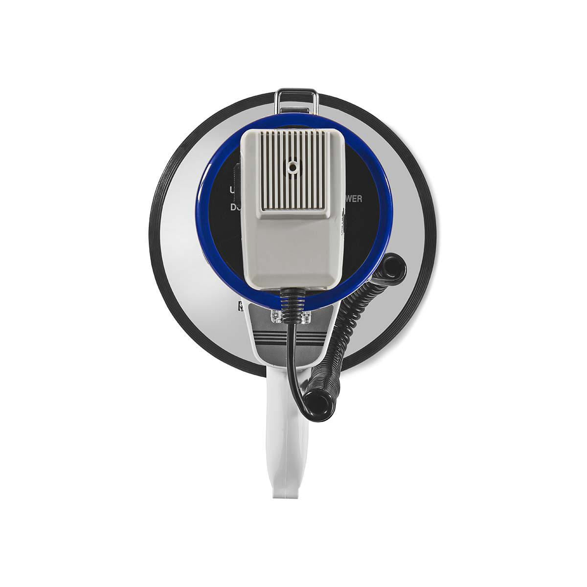 Nedis Megaphone 25W 1500m Range Detachable Microphone White/Blue MEPH200WT