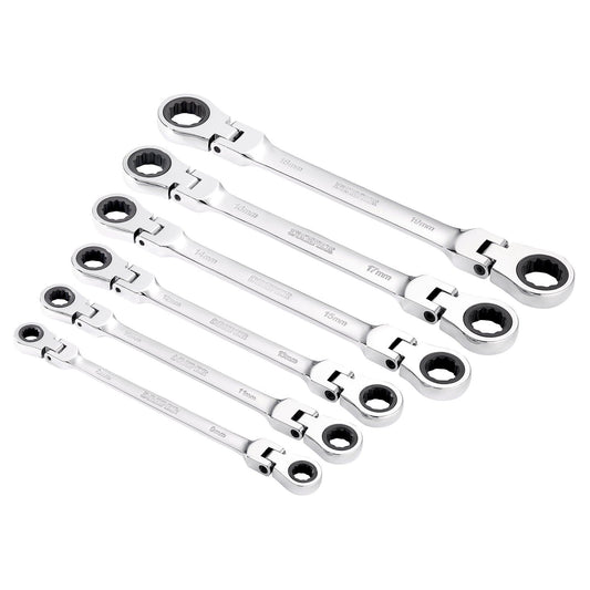 Draper 6 Piece Flex Ratc Ring Spanner Set 8231FBSMM/6