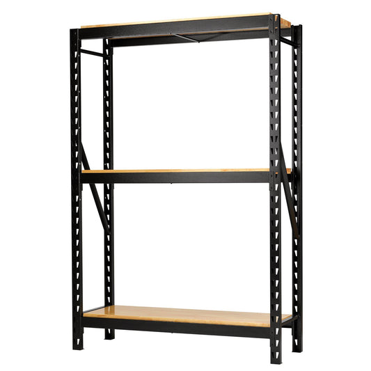 Draper BUNKER 14 Piece Modular 3 Tier Racking with Hardwood Shelving, 1500mm