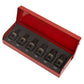 Sealey Impact TRX-Star* Socket Bit Set 6pc 1/2"Sq Drive AK5607