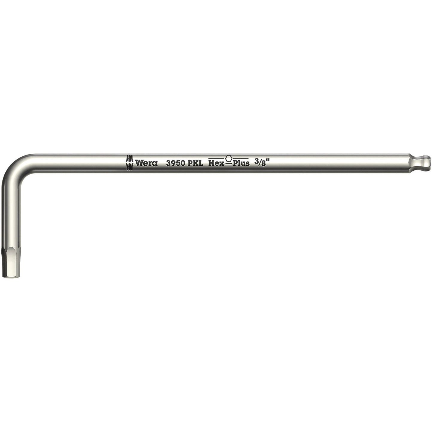 Wera 3950Pkl Hex Key 3/32"/112 Long Ballend Stainless 022710