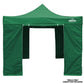 Sealey Dellonda Premium Side Walls/Doors/Windows for Gazebo/Marquee, Fits 2 x 2m Models - Dark Green DG144