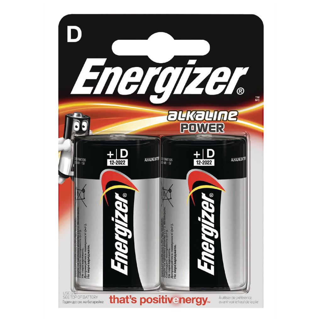 Energizer Power alkaline D/LR20 2-blister