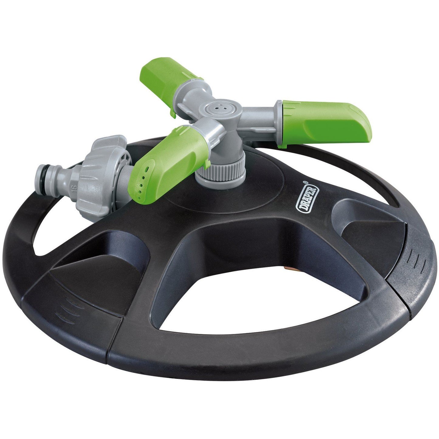 Draper Lawn Grass Sprinkler 3-Arm Spinning Revolving Garden watering impulse - 27757