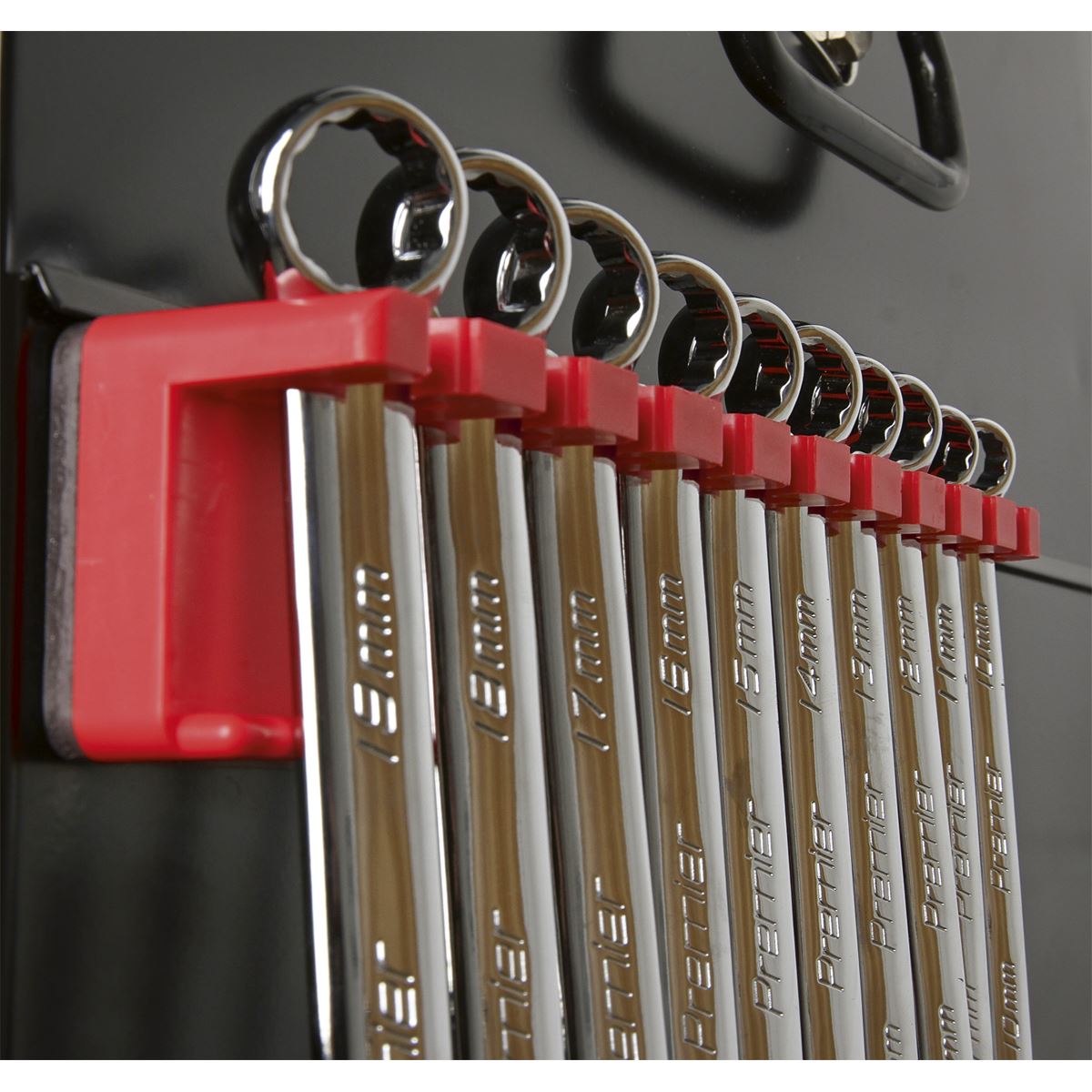 Sealey Spanner Rack Magnetic Capacity 10 Spanners WR06