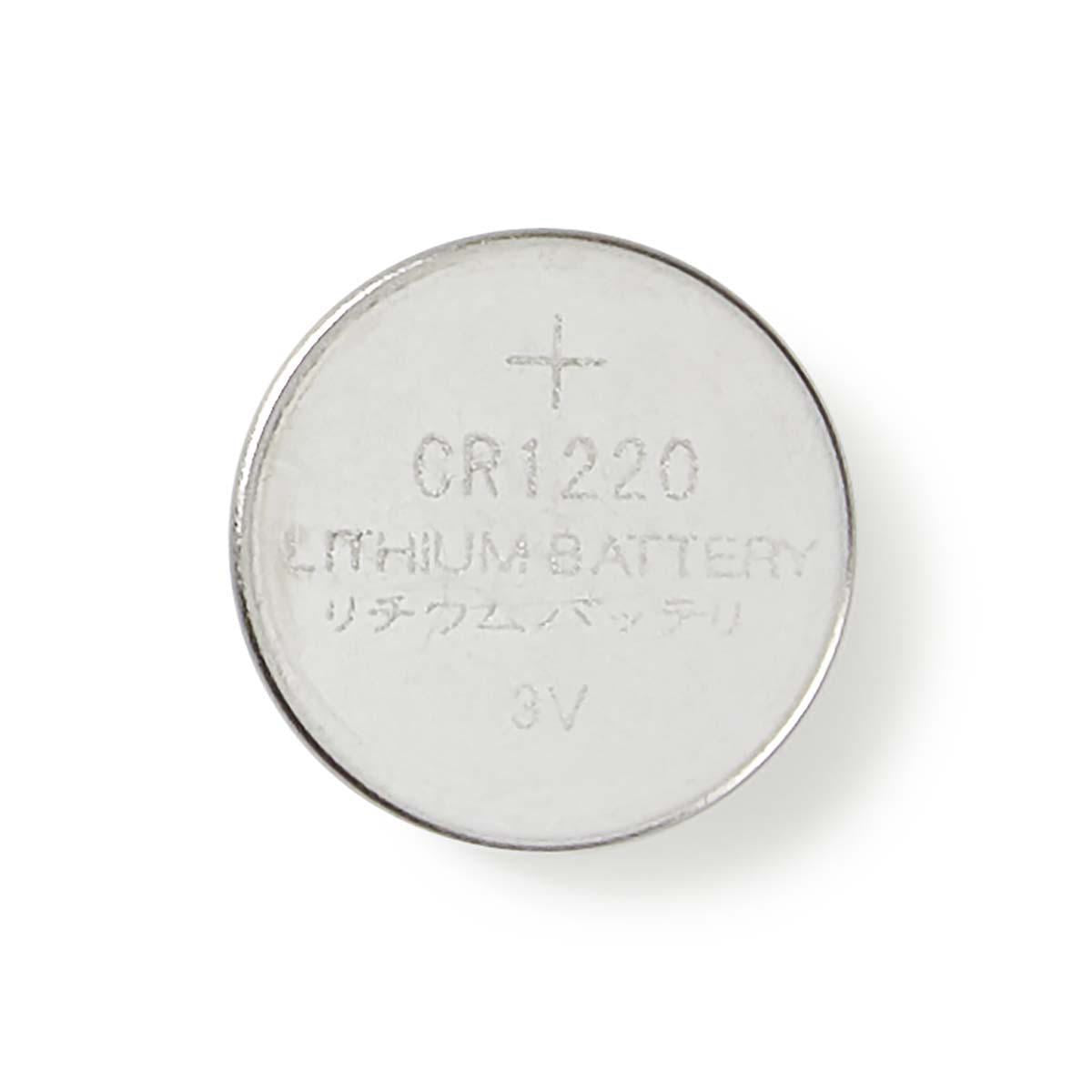 Nedis Lithium Button Cell Battery CR1220 3V 5 pieces Blister BALCR12205BL