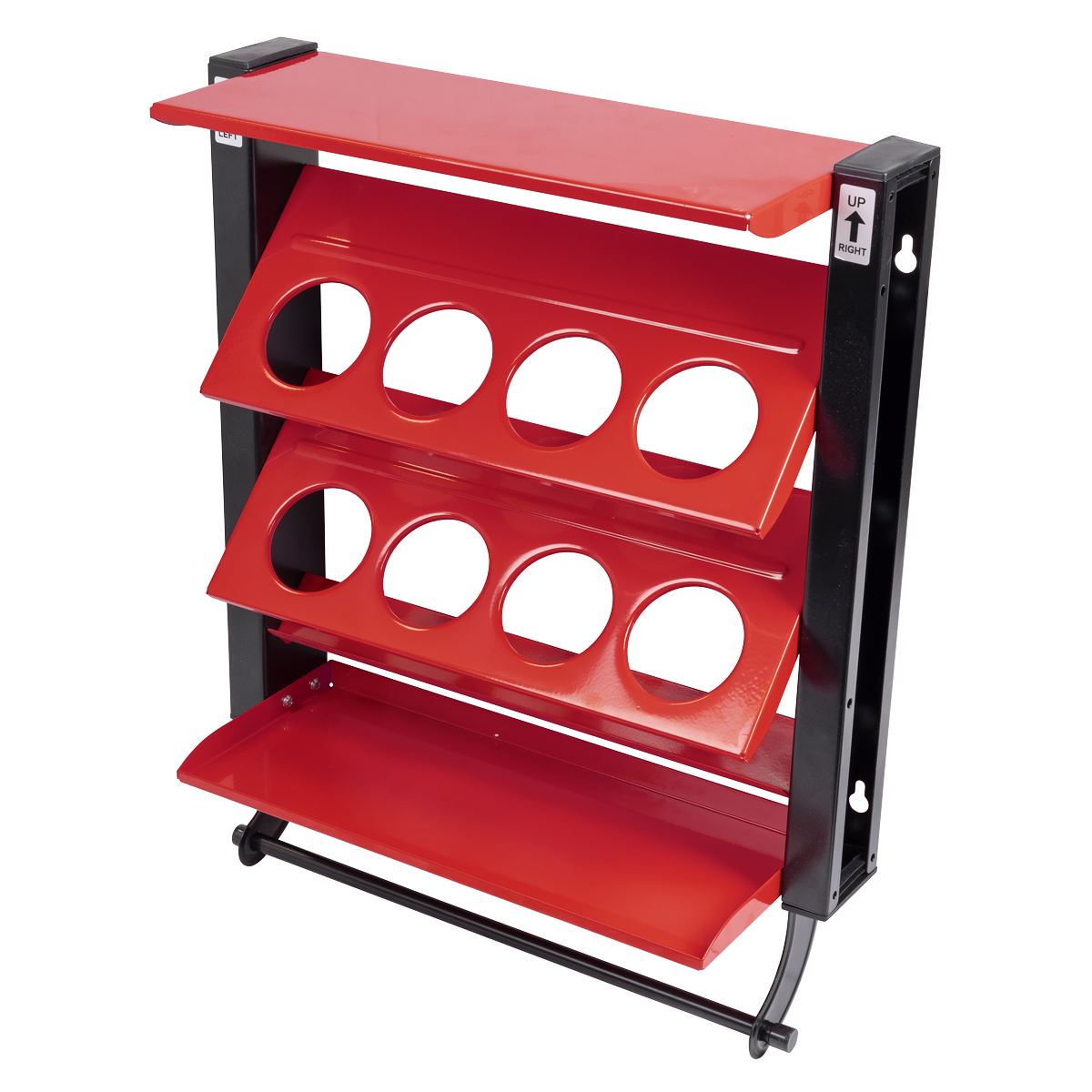 Sealey Spray Can Storage Rack with 8 Can Holders APSCR8