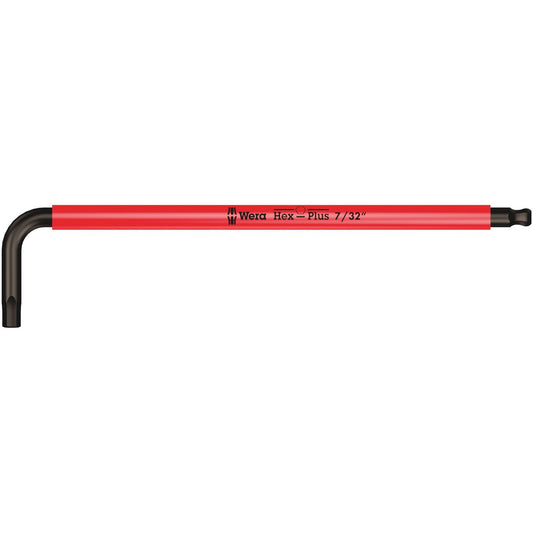 Wera 950Spkl Multicolour Hex Key 7/32/172 Long Ballend Blacklaser 022635