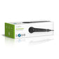 Nedis Wired Microphone -72dB +/-3dB Sensitivity 85 Hz to 11 kHz 5.0 m MPWD25BK