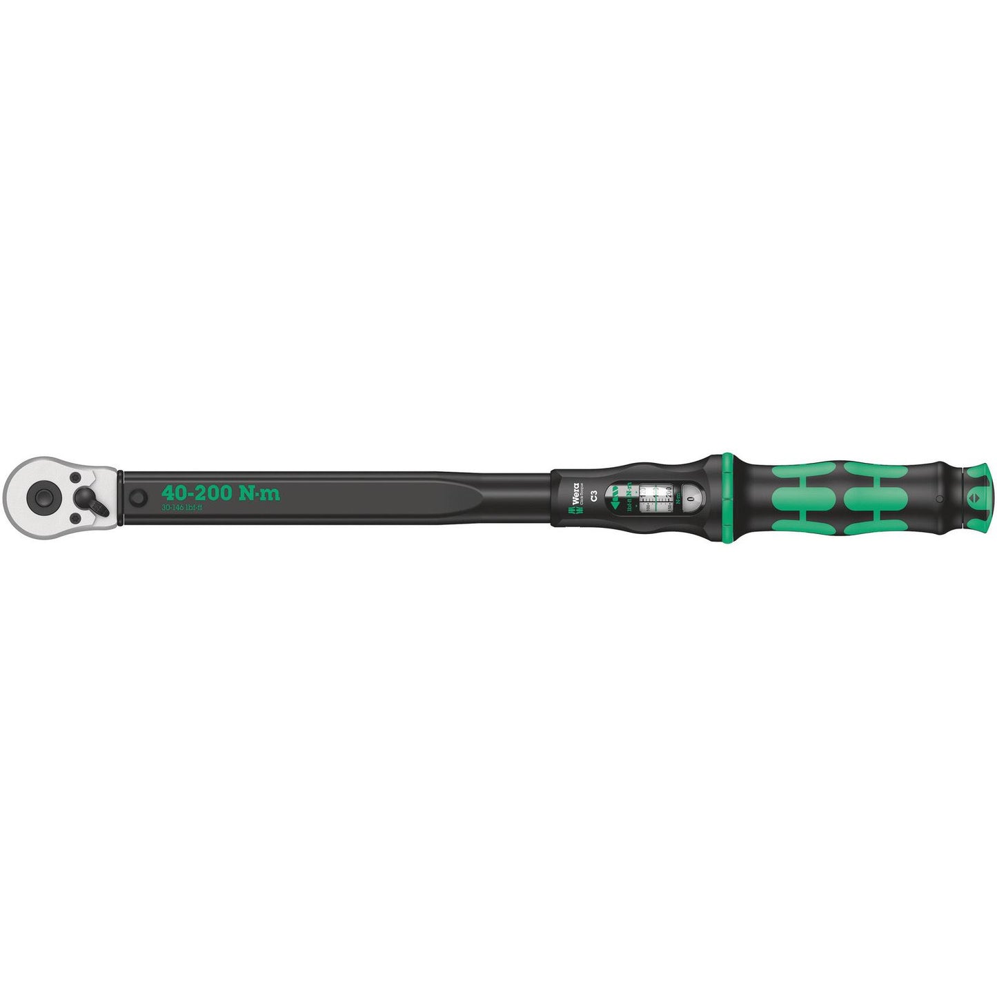 Wera Click Torque C 3 Torque Wrench/Spanner 40 - 200Nm 1/2"  Sq. 075622