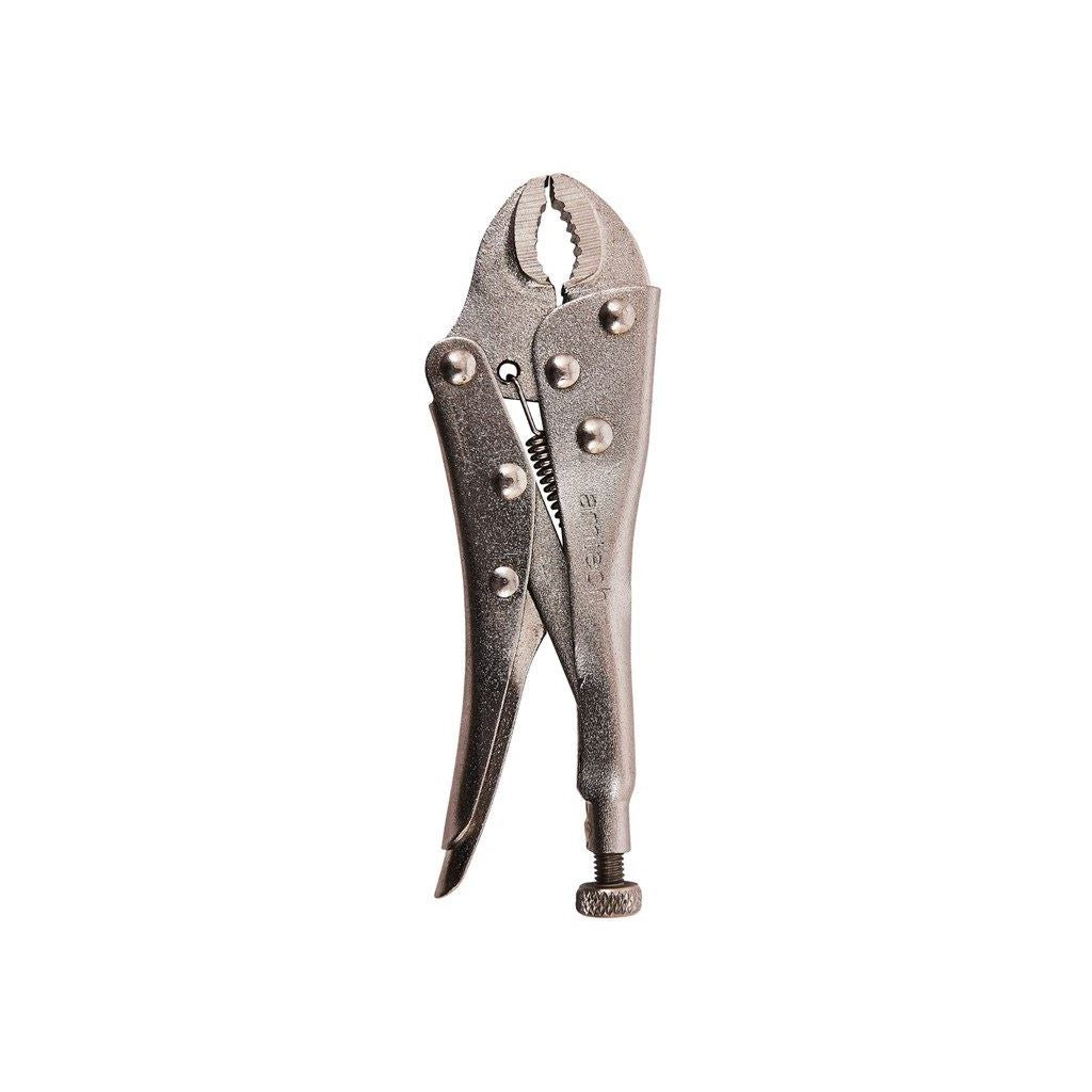 5" Locking Grip Pliers Mole Wrench Grips Vice Clamps Nickel Plated Serrated Jaws - C1300