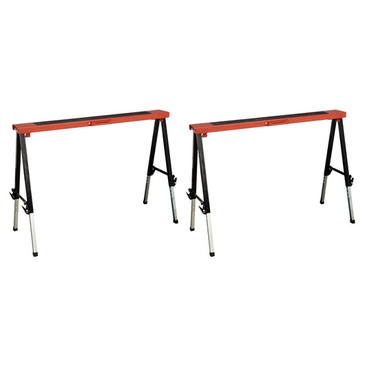 Sealey Fold Down Trestle with Adjustable Legs - Pair FTAL12