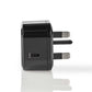 Nedis Wall Charger 3.0A USB-C Power Delivery 18W Black WCPD18W100BKUK