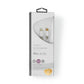 Nedis Apple Lightning Cable Apple Lightning 8-Pin Male to USB-C 2m White - CCBW39650WT20