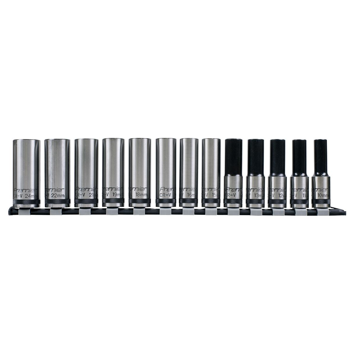 Premier Socket Set 13pc 1/2"Sq Drive Deep Lock-On 6pt Metric - AK2745B