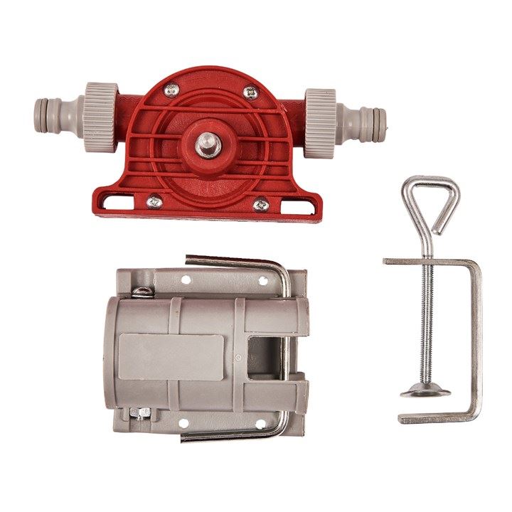 Drill Powered Pump+Clamp Holder Pond Flood Waste Water Cleaning Attachment - V2375