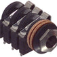 Neutrik NYS215 connector 6.3mm stereo jack socket (chrome ferrule) 8.2mm